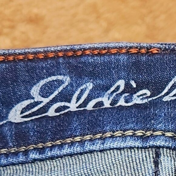 Indigo colour Eddie Bauer super comfy hi quality denim Sz 10 - Picture 4 of 9